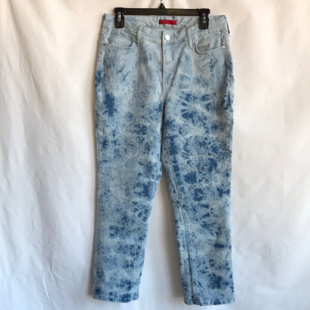 Jennifer Lopez sculpt midrise two-tone jeans, 12